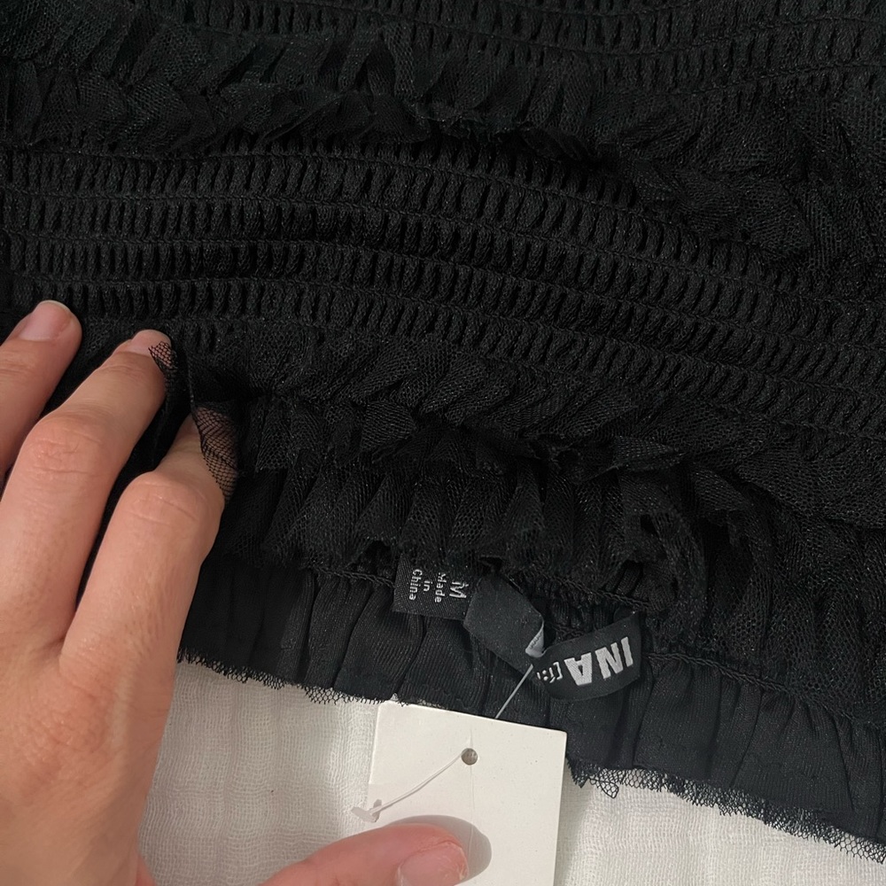 Crop top size m m black